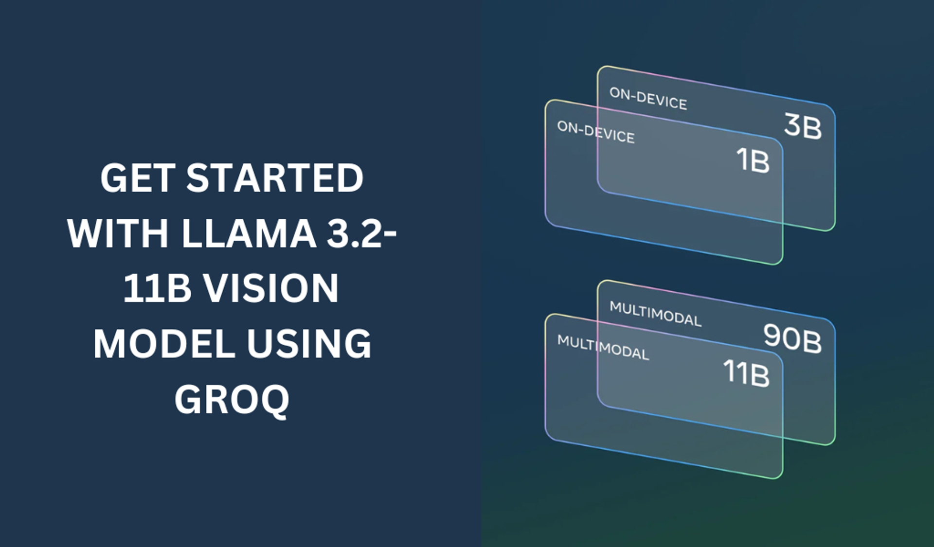 Getting started with the LLAMA 3.2-11B with groq
